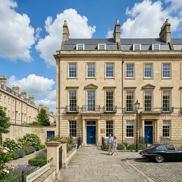 High-end Heritage Bath-stone residential building